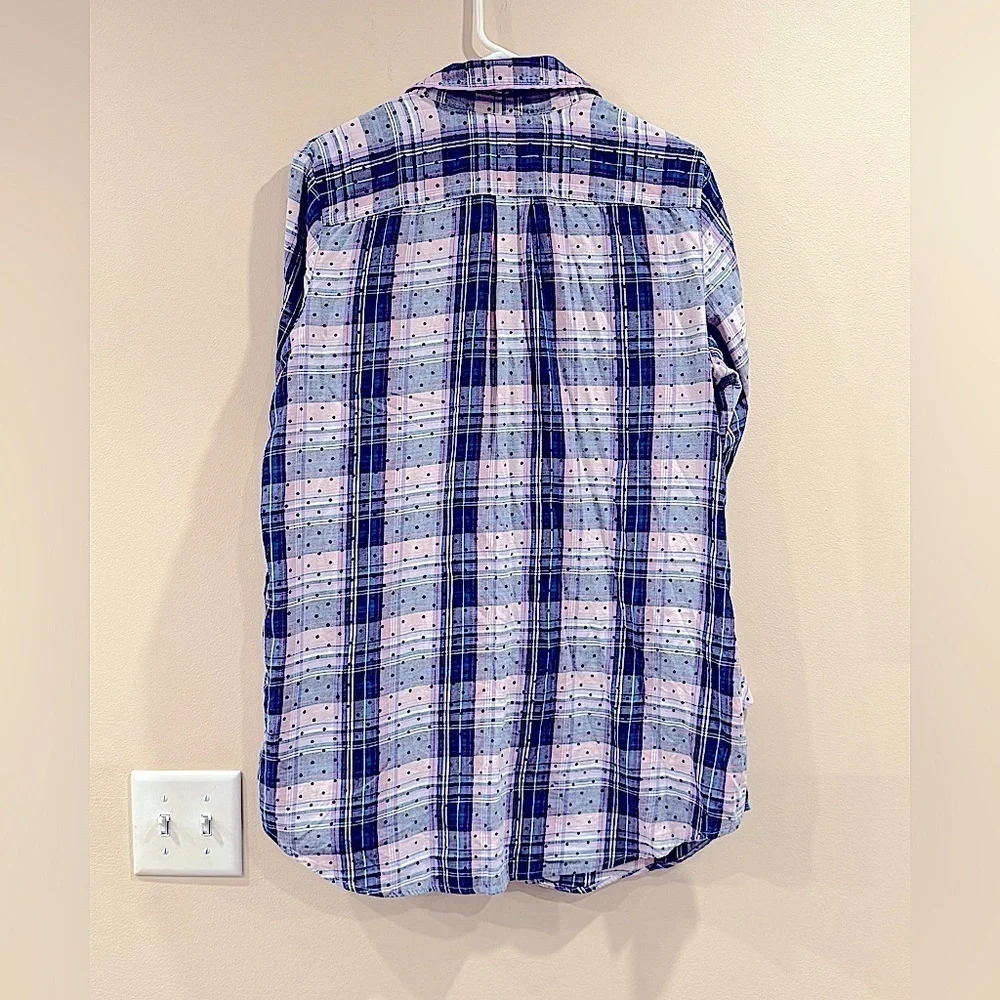 🔥Victoria’s Secret Plaid Button-Up Pajama Top🔥